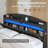 Floating Bed Frame King With Hidden Storage Headboard, Floating Led Bed Frame With Charging Station, Upholstered Leather Platform Bed With Storage-1402784286