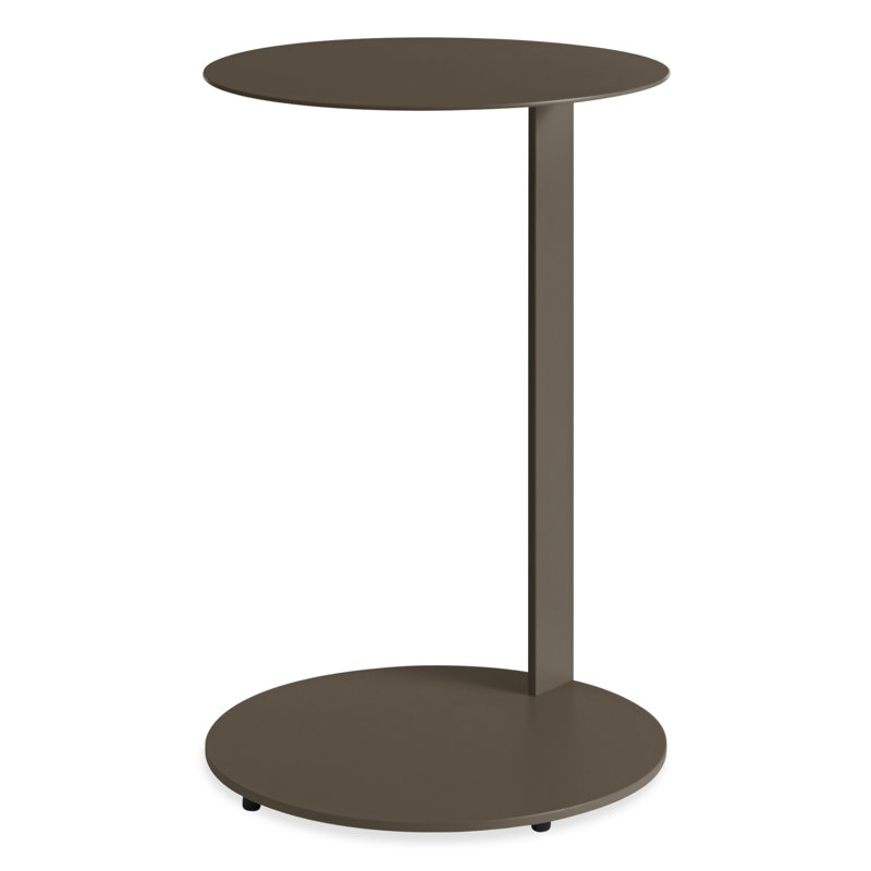Note End Table, Dark Olive, 21.8" H x 16" W x 16" D