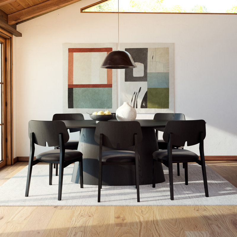 Chaise d'appoint Ena, Shimmy Black / Ebano