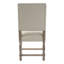 Huff 50cm H Linen Upholstered Side Chair in White