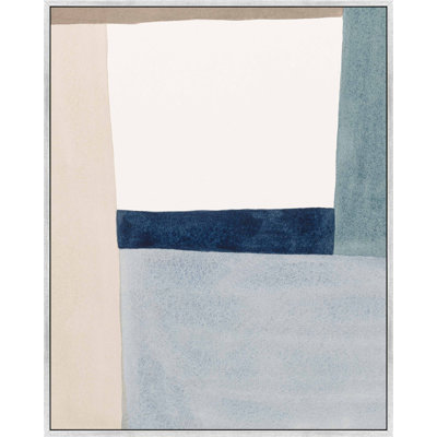 Composition in Blue 2 Print by Julia Balfour
