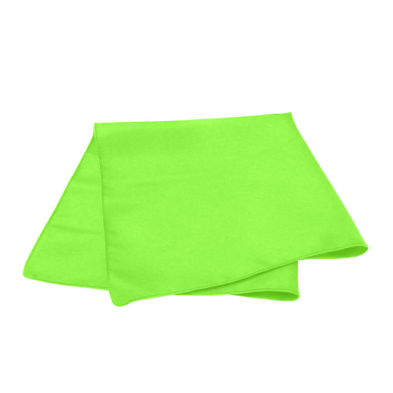 Polyester Square Napkin, Neon Green, 20" x 20"