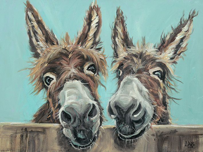 Double Trouble - Wrapped Canvas Painting, 60cm H x 80cm W x 3.8cm D