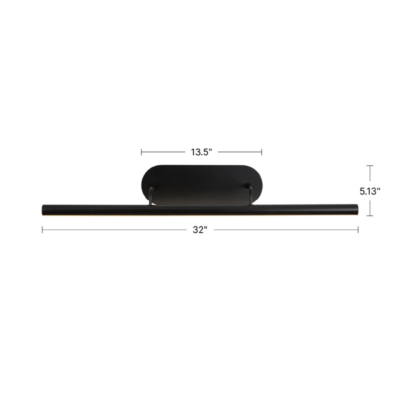 Wall Mounted, Black