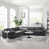 Polyester gris anthracite est en rupture de stock