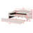 Upholstered Daybed With Light And Trundle-1519514646