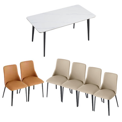 Ensembles de table de salle à manger simple et luxueux