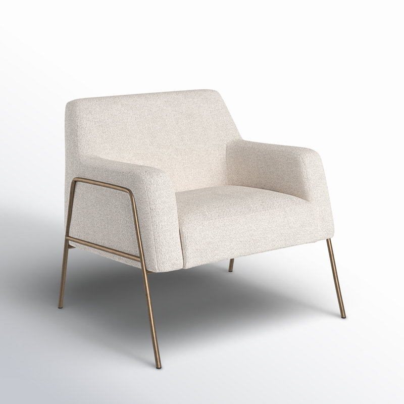 Cybil Armchair, Cream Performance Basketweave