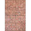 Antique Geometric Pattern American Hooked Area Rug