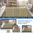 Modern Geometric Runner Rug – Bordered Jute Carpet for Hallway, Entryway, Kitchen, Bathroom, Office – Non-Slip, Low Pile, Machine Washable – Cross Dot Motifs, Tan, 2x6ft-831718562