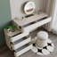 Makeup Vanity with Light mirror,5 drawers,Power Outlet