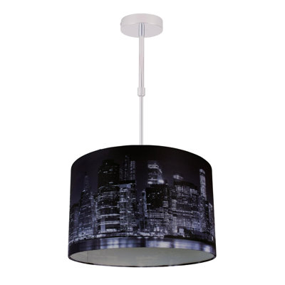 Erina Fabric Semi Flush Mount