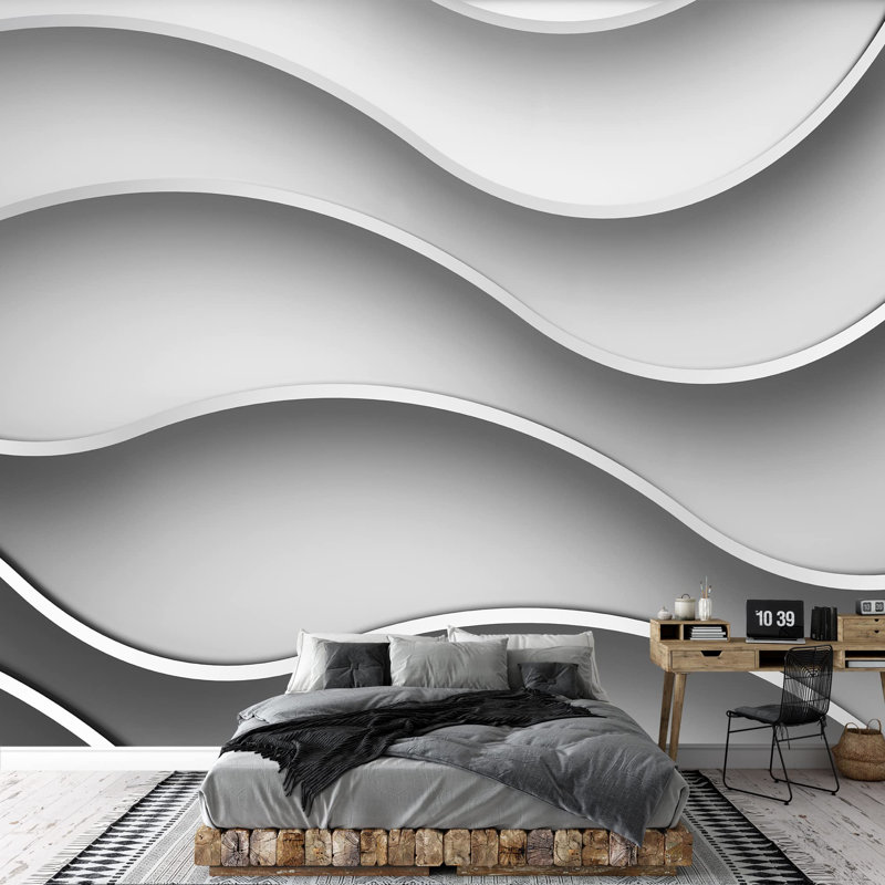 Modern Abstract Border, 66" L x 96" W