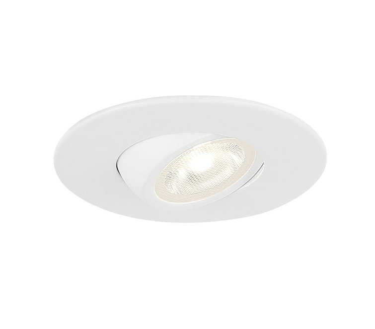 Midway 2" 5W 1-Light Round Gimbal Trim - 5CCT