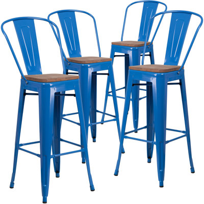 Tabouret de salle à manger en métal Margherite
