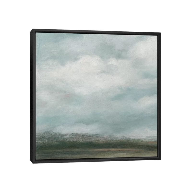 «Cloud Mist I» par Ethan Harper - Estampe numérique sur toile tendue avec châssis, H 18 po x l 18 po x P 1,5 po, Pas de tapis