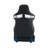 Universal Racing Simulator Seat - Reclinable Bucket Style with Adjustable Lock Slide, PVC/PU Leather-1038027614