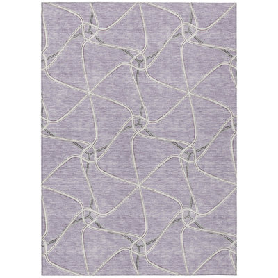  Aleg Area Rug with Non-Slip Backing