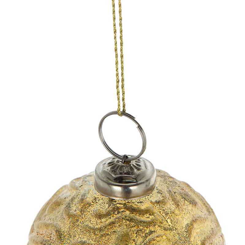 Ornement boule en verre traditionnel