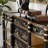 Artistic Handpainted Storage Sideboard