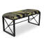 Medallion Upholstered Dining Bench-681909042