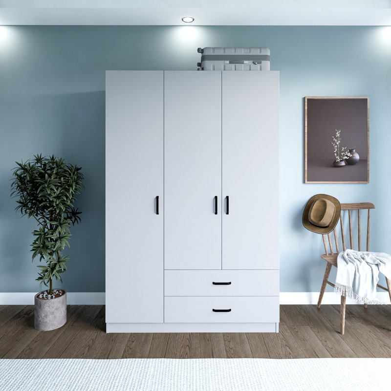 Armoire Ayreanna, Blanc mat