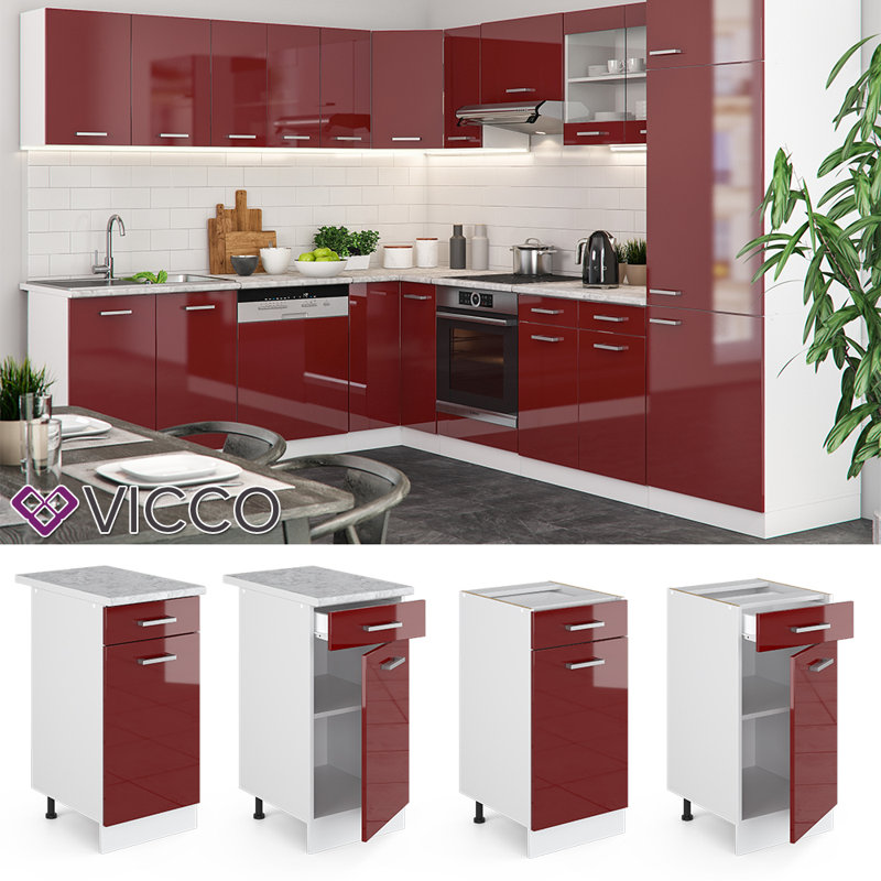 Latif Matte Base Unit, Bordeaux Red