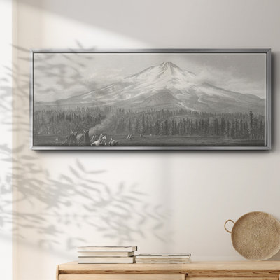 Mount Shasta- Framed Canvas