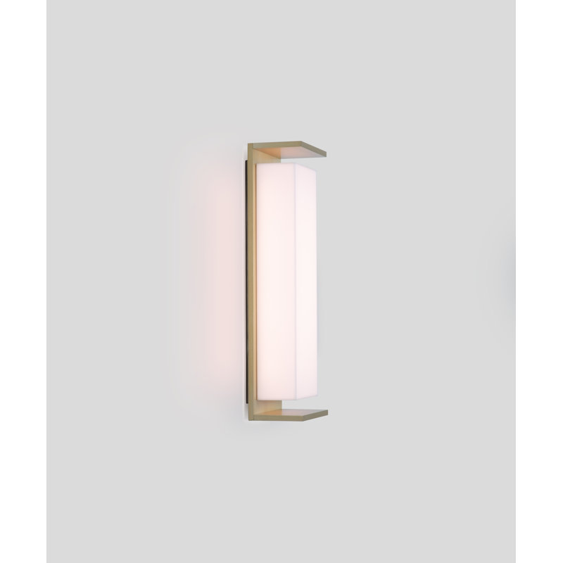 Ora 1 - Light LED Flush Mounted Sconce, 3000K, Brushed Brass