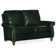 Reddish Leather Loveseat