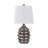24.5" Resin Honeycomb Table Lamp With Shade-69493711