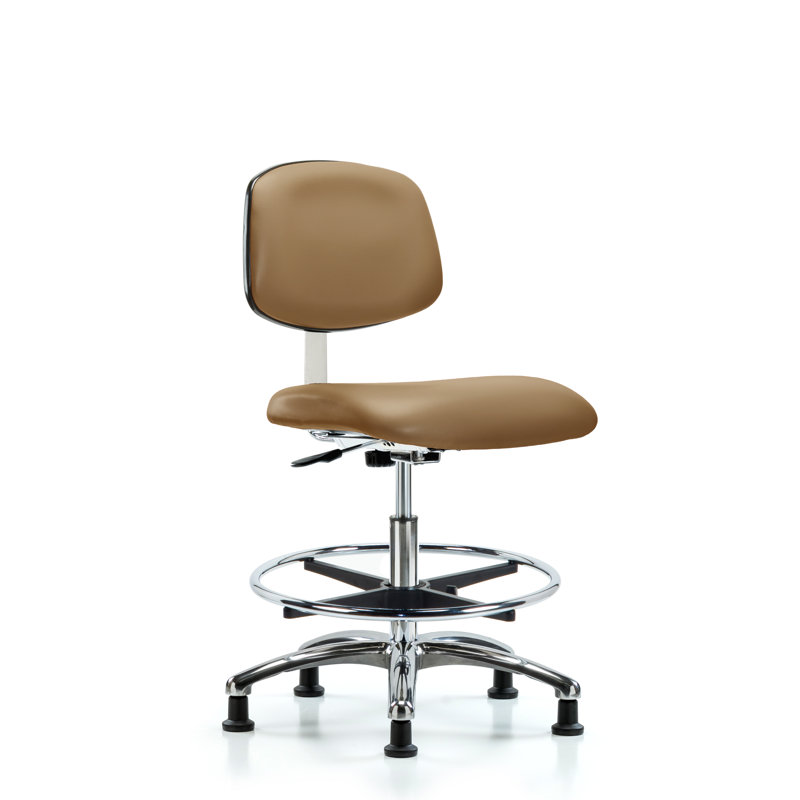 Chaise de dessin Yareli, Patins, Taupe