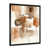 Impression noire sur toile encadrée sélectionné