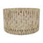Abat-jour tambour 7,1 "en beige / brun
