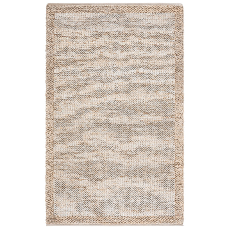 Tapis naturel en fibre naturelle argenté 954, Rectangle 6 pi x 9 pi