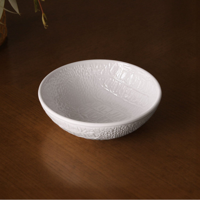 Mini-bol rond Vida Croc (blanc)