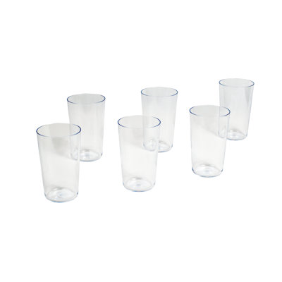 Athle 21oz. Acrylic Drinking Glass Set