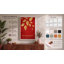 Golden Arrangement Botanical - Wrapped Canvas-680854016-680854024