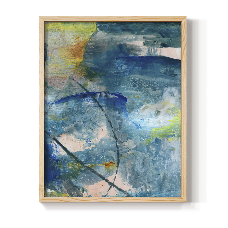SpringWindsII Framed Print - Solid Wood, 11" H x 9" W