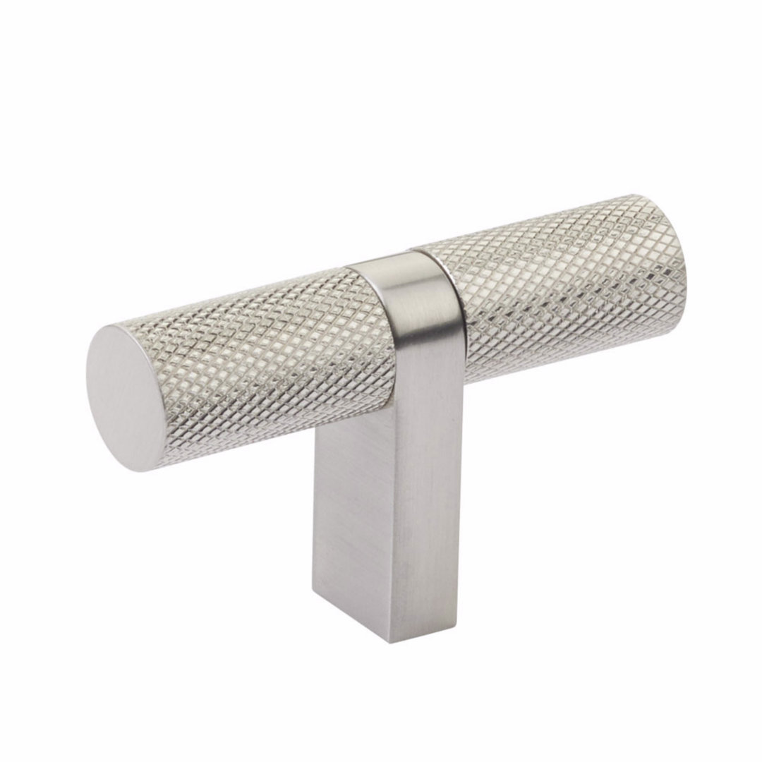 Emtek Select Cabinet T-Knob 2-1/4", Rectangular Bar Stem & Knurled Pull Emtek 