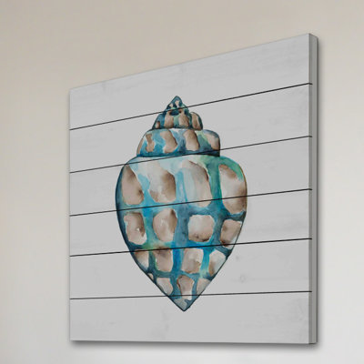 Aquarelle Shells V - No Frame Painting on Wood