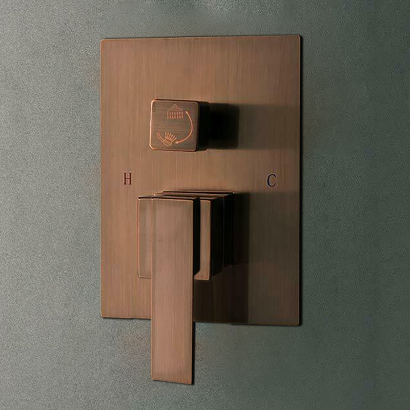 Ensemble de douche à DEL Rivera Bronze huilé Rivera