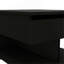 Table basse à plateau relevable H 15,3 po Babel, roulettes, une tablette, noir, salon