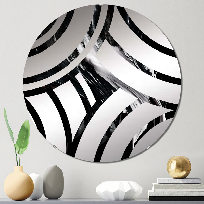 Ermenek - Centre Wave Decorative Mirror, 23.6" x 23.6"