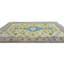 Tapis oriental délavé semi-antique à motif floral 8 x 13