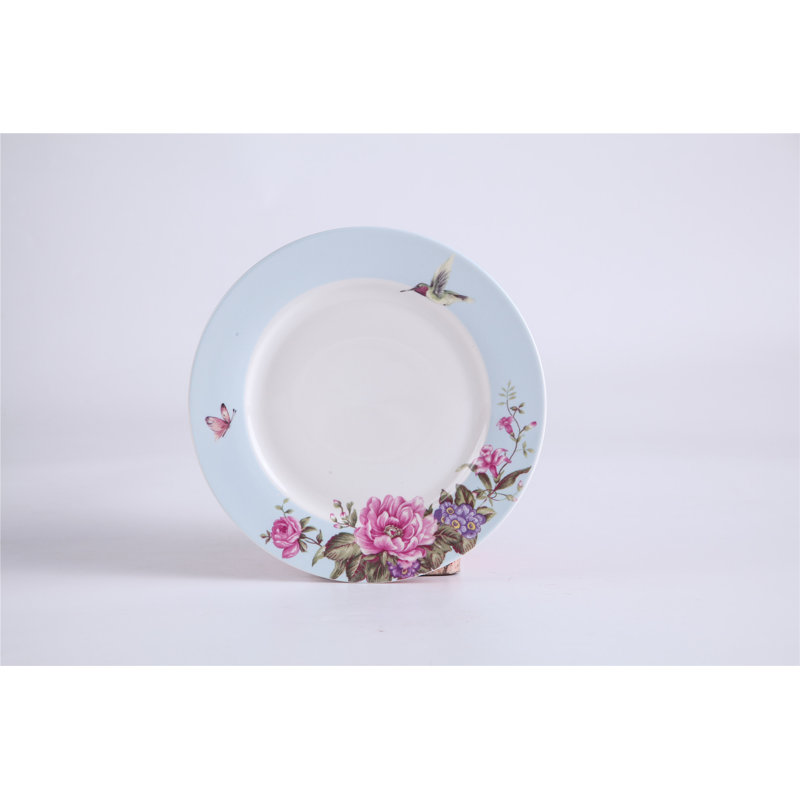 Aleta 4 Piece Bone China Side Plate Set