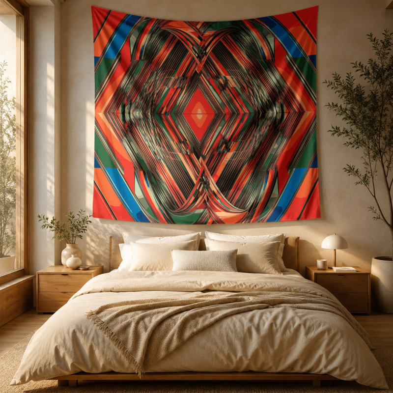 Tapisserie murale Op Art 36, 88 po x 104 po