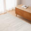Tapis délavé à motif géométrique gris et beige 4 pi x 6 pi