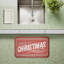 Tapis de sol anti-fatigue rouge rétro Merry Christmas, design par Chad Barrett, 30 po x 18 po