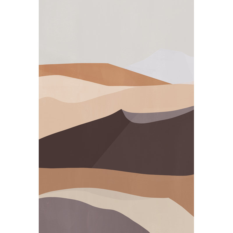 Desert Dunes III - Painting, 46 cm H x 30 cm W, Wrapped Canvas